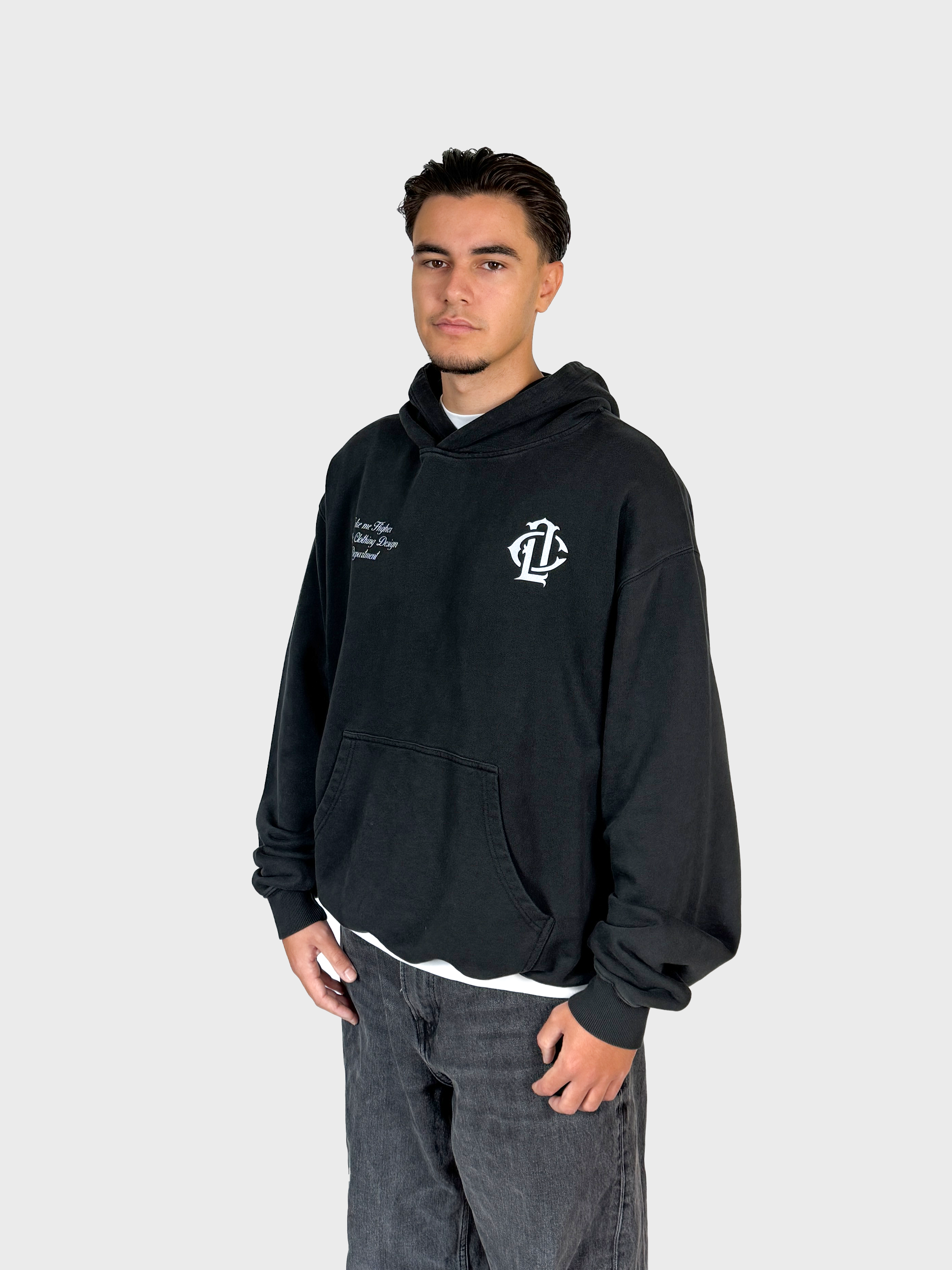 Take Me Higher Vintage Black Hoodie