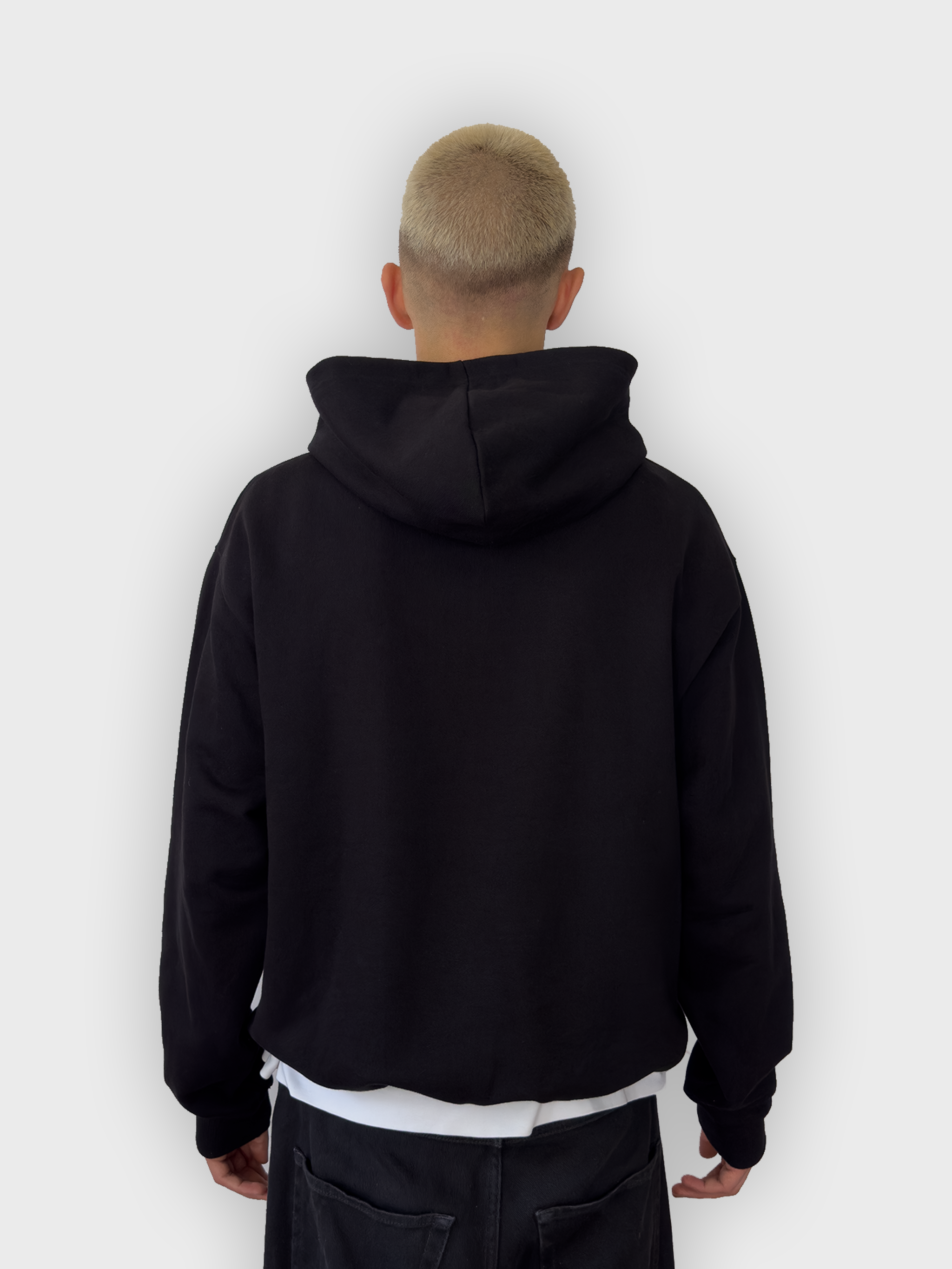 Blue PFJ Black Hoodie