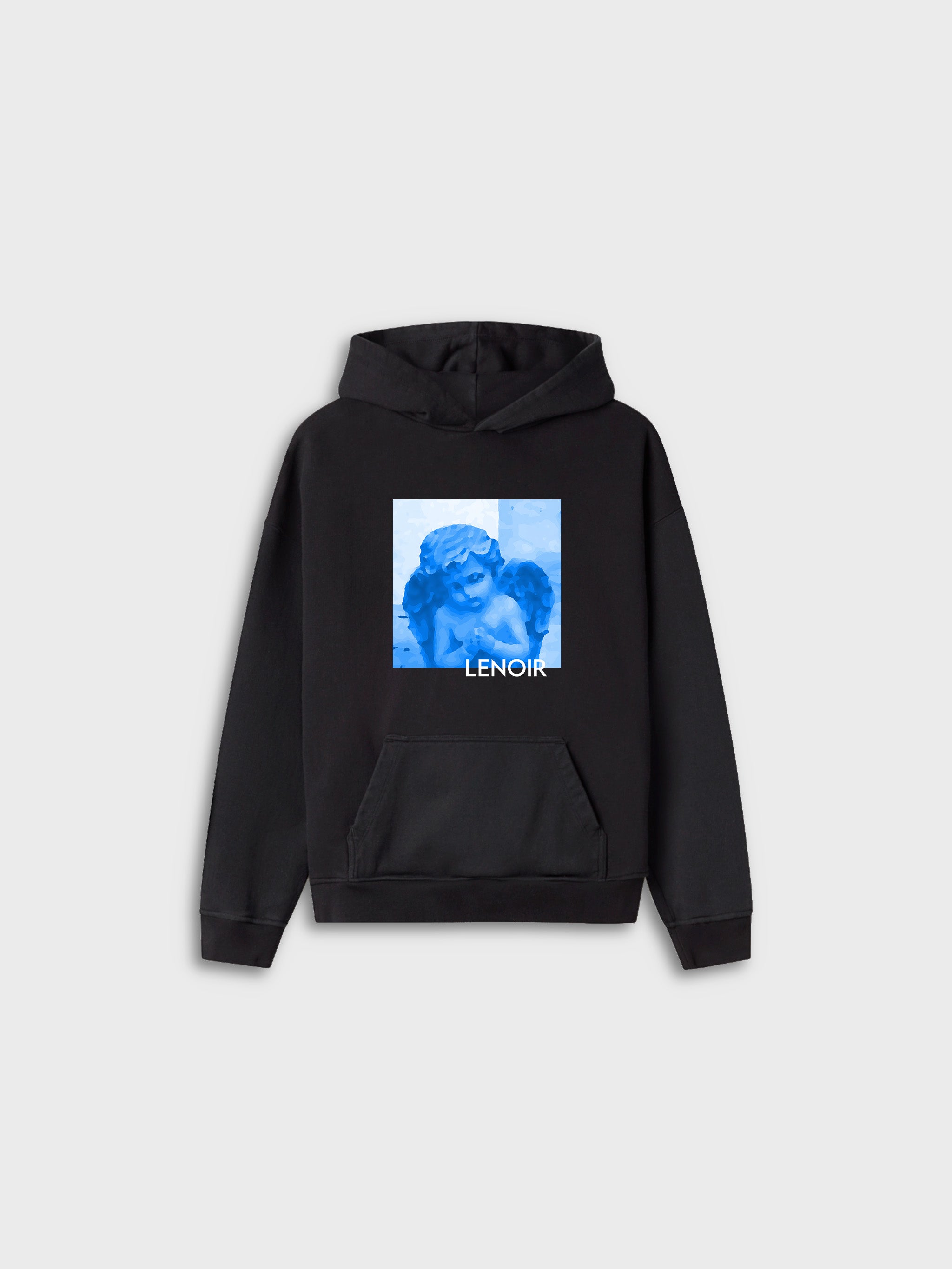 Blue PFJ Black Hoodie