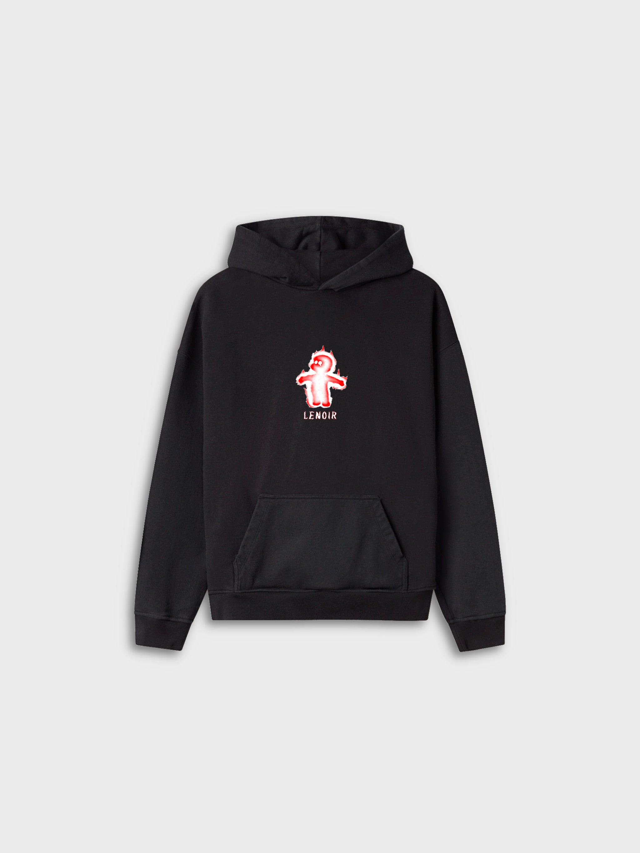 Burning Spirit Black Hoodie