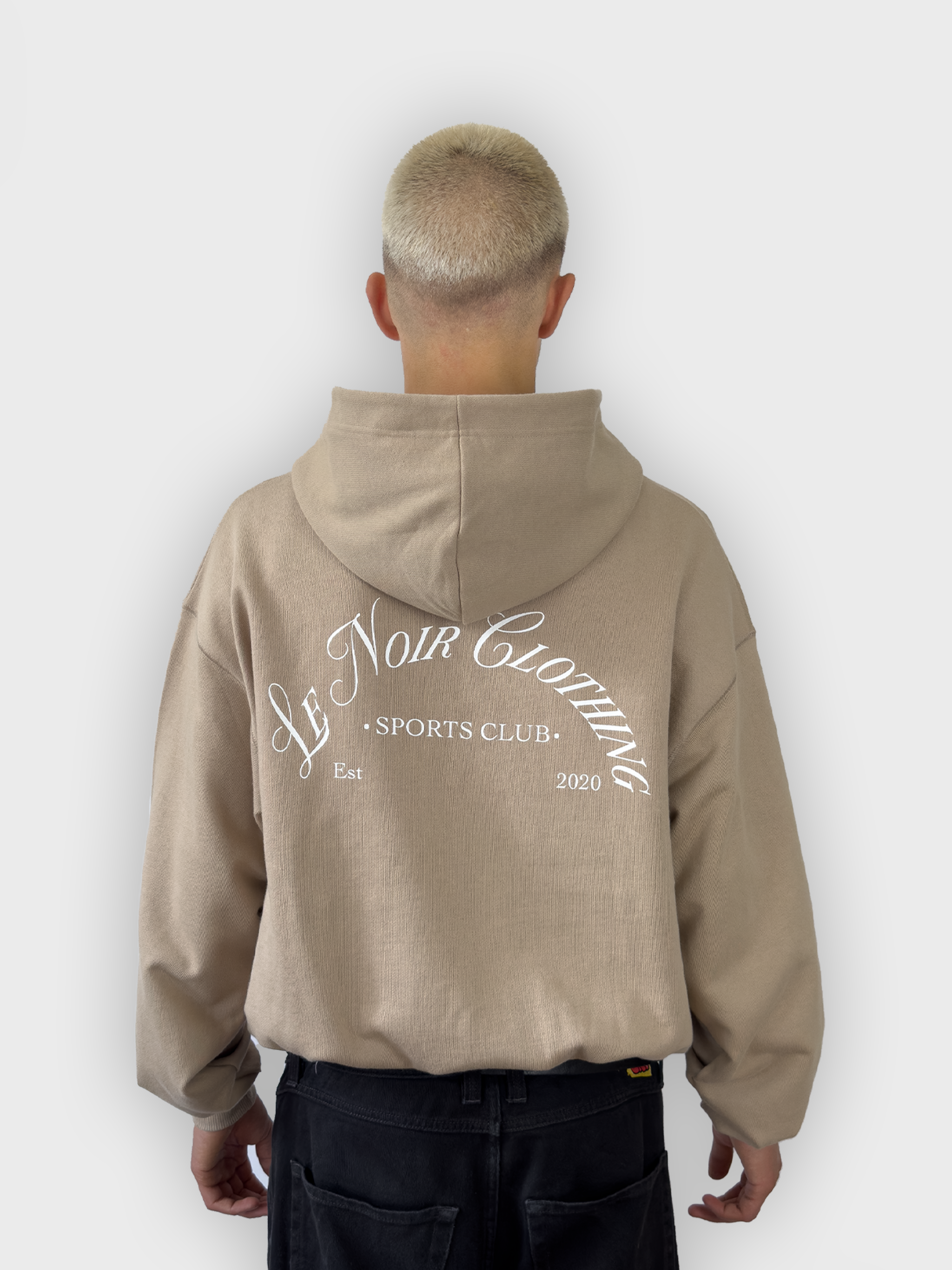 Sports Club Sand Zip Up Hoodie