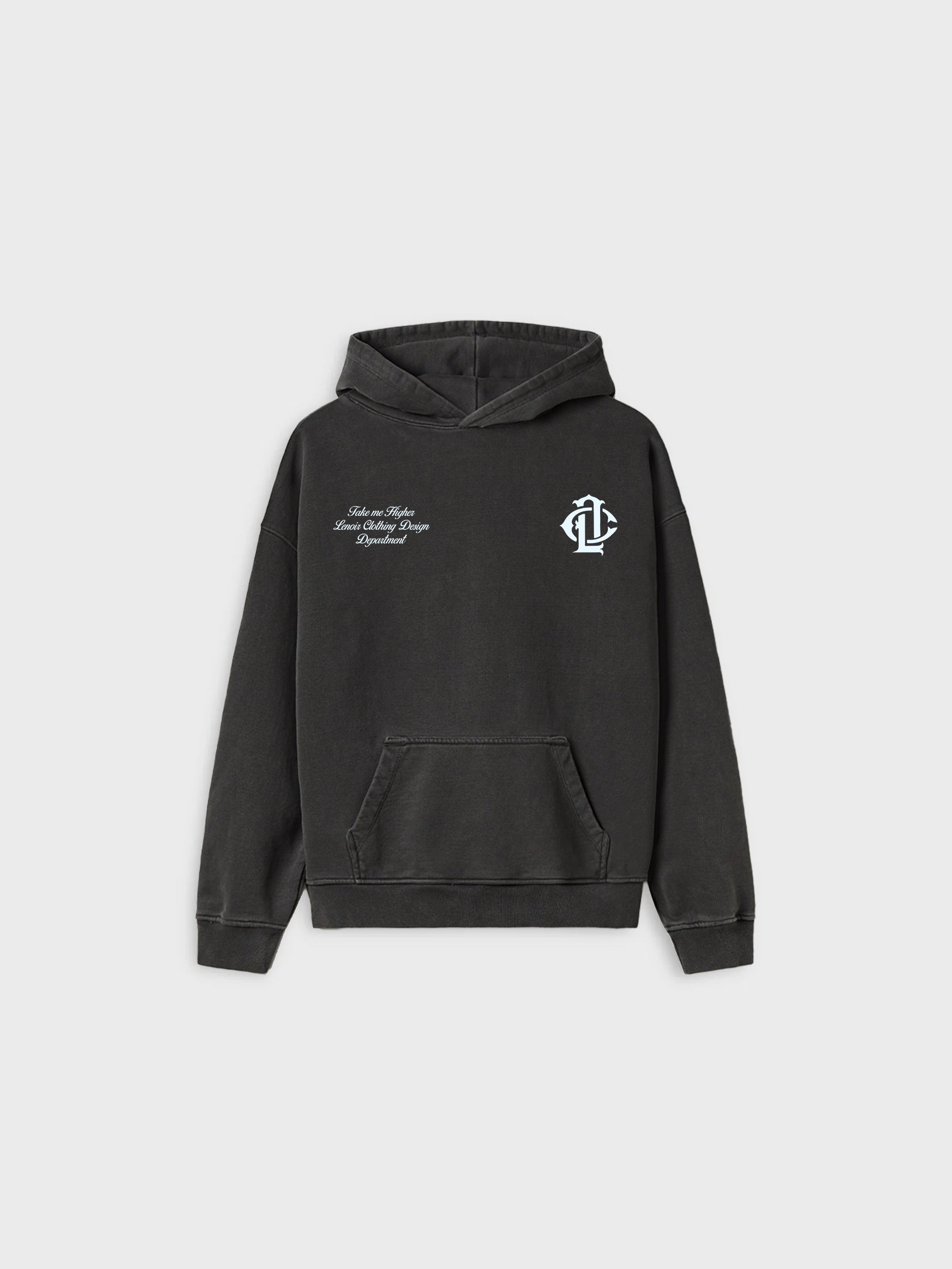 Take Me Higher Vintage Black Hoodie