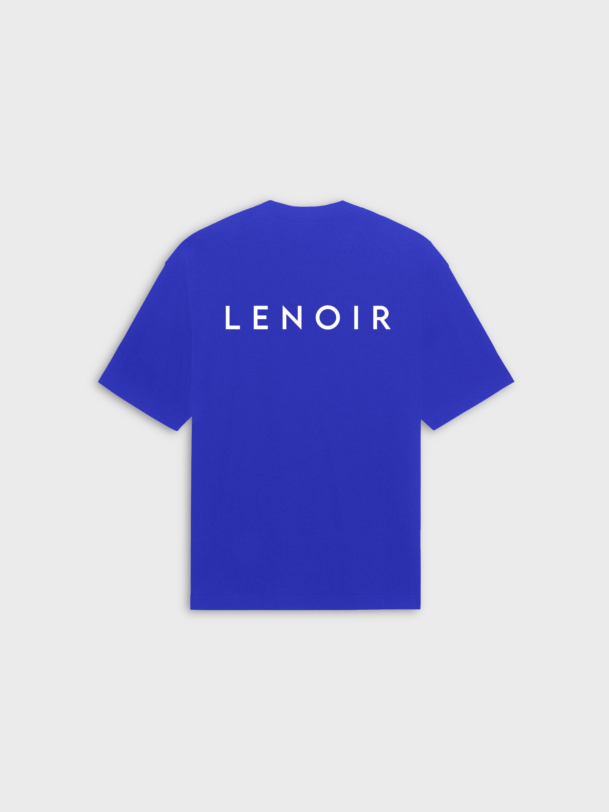 Wide Back Logo Blue T-Shirt
