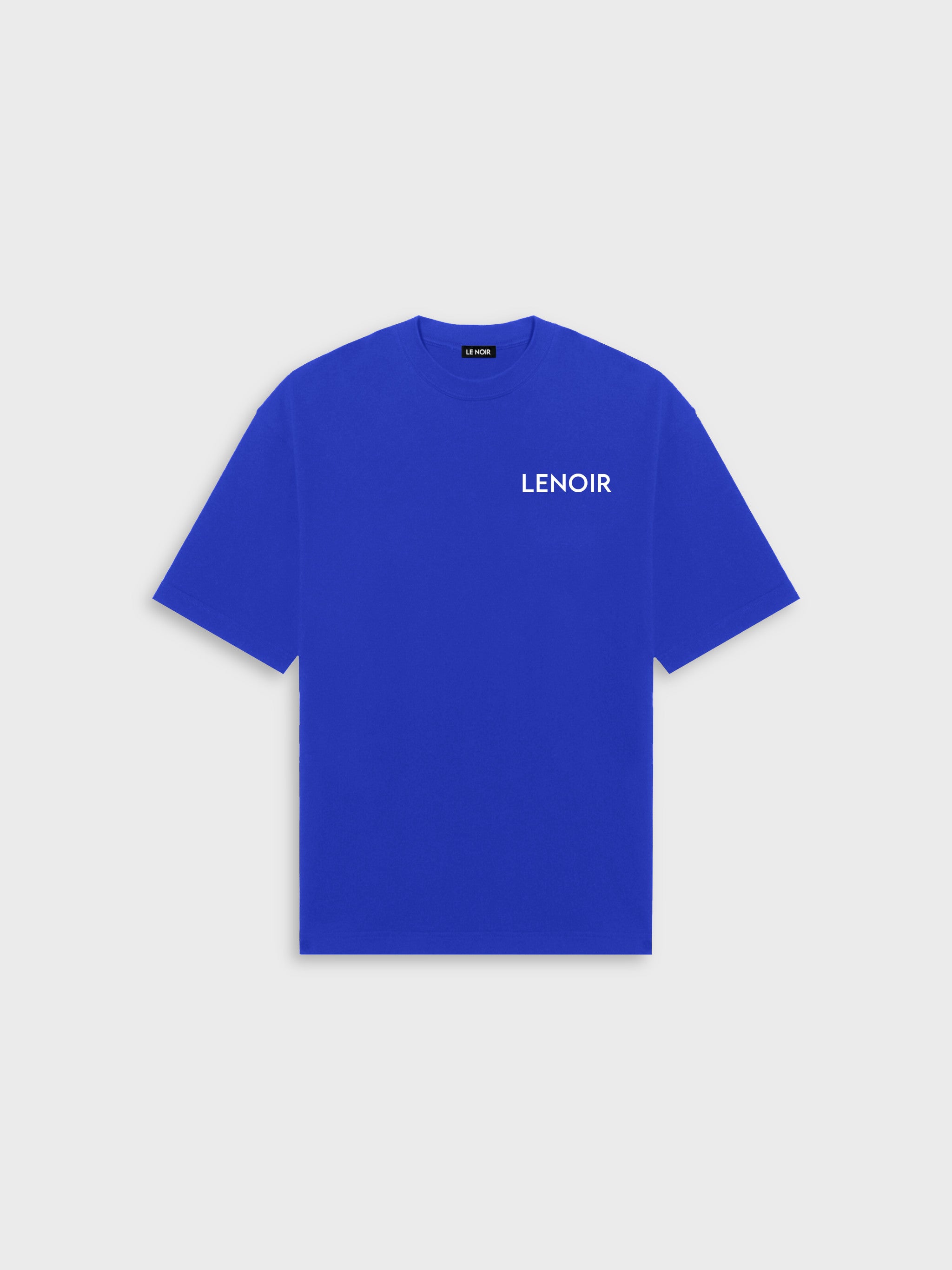 Wide Back Logo Blue T-Shirt