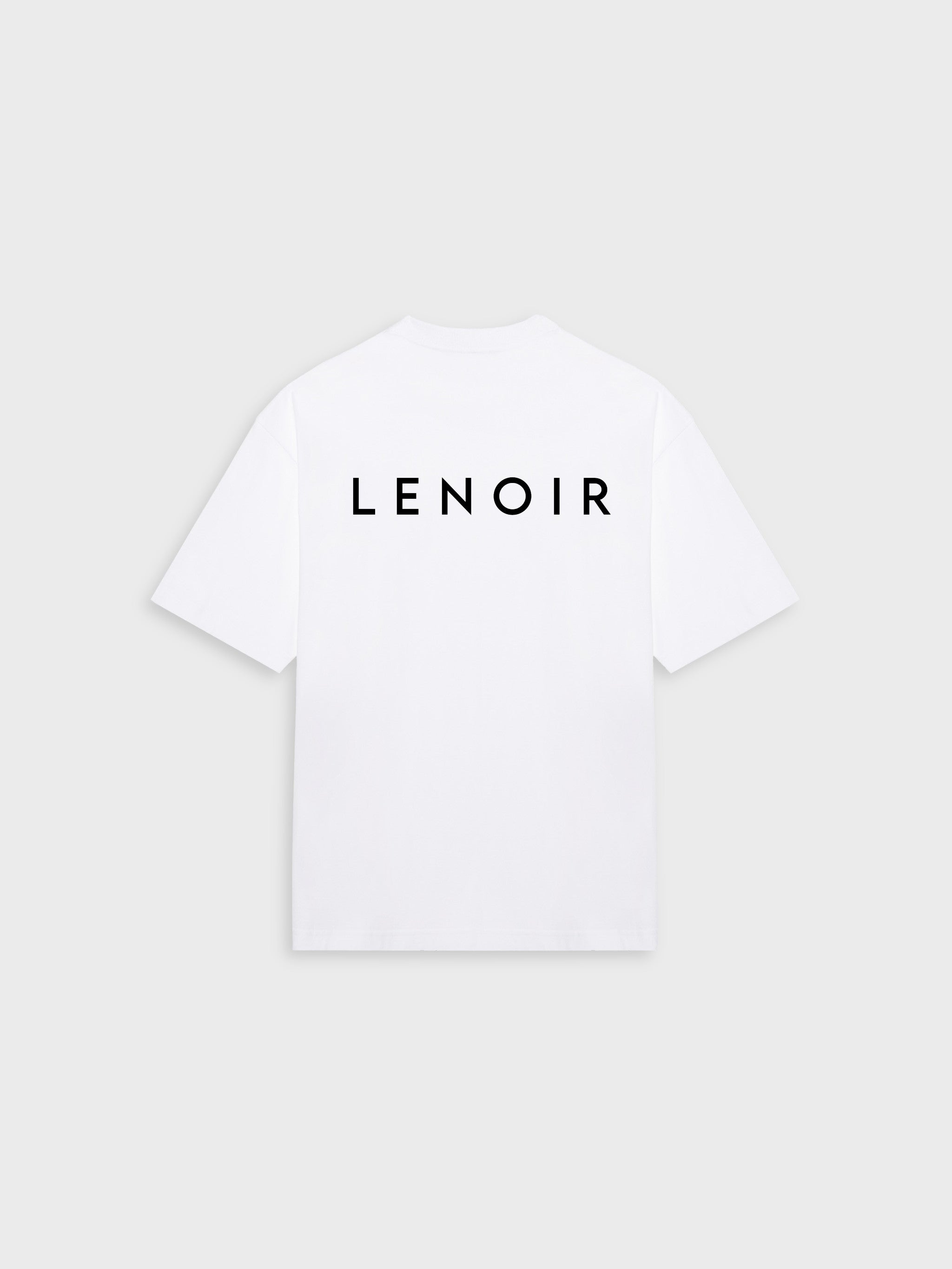 Wide Back Logo White T-Shirt