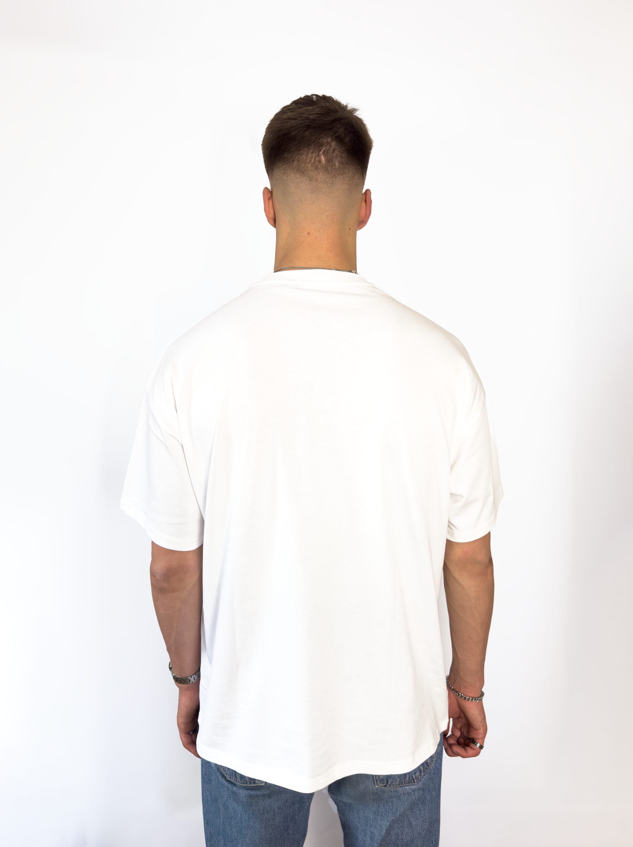 Orange Logo White T-Shirt